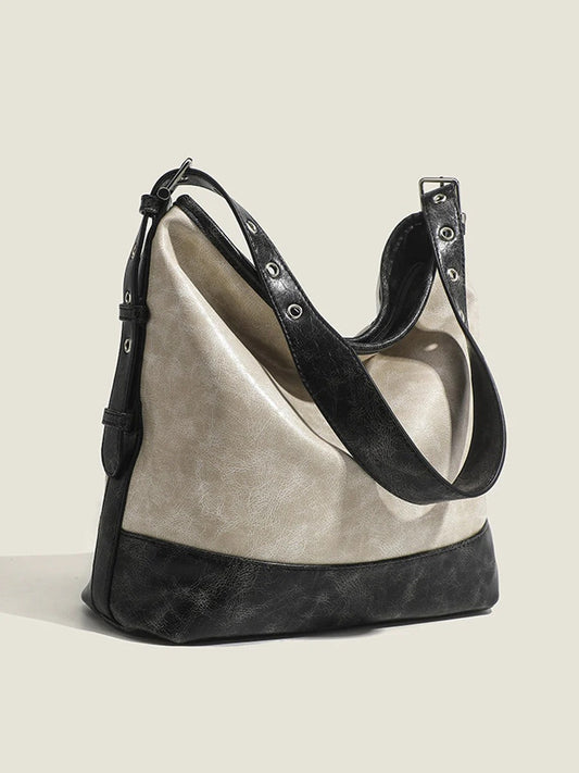 BOLSO DE BLOQUES DE COLOR A LA MODA PARA MUJER