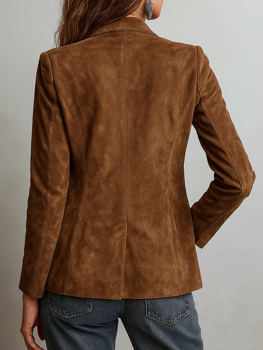 VINTAGE ECO SUEDE BROWN JACKET