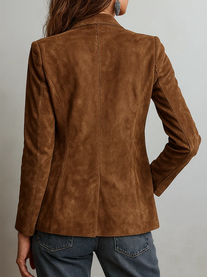 VINTAGE ECO SUEDE BROWN JACKET
