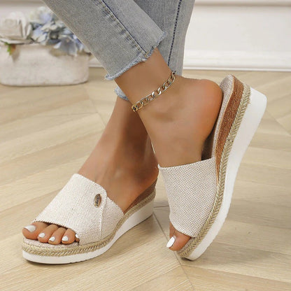 ROSIED LEATHER SANDALS