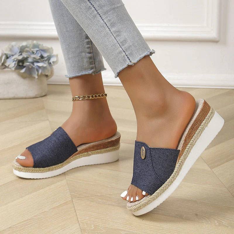 ROSIED LEATHER SANDALS