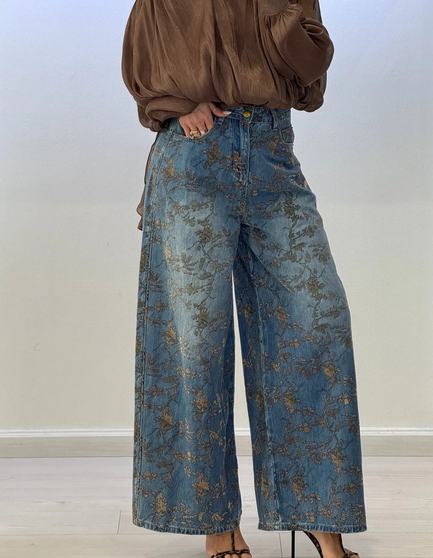 FLORAL WIDE LEG EMILY