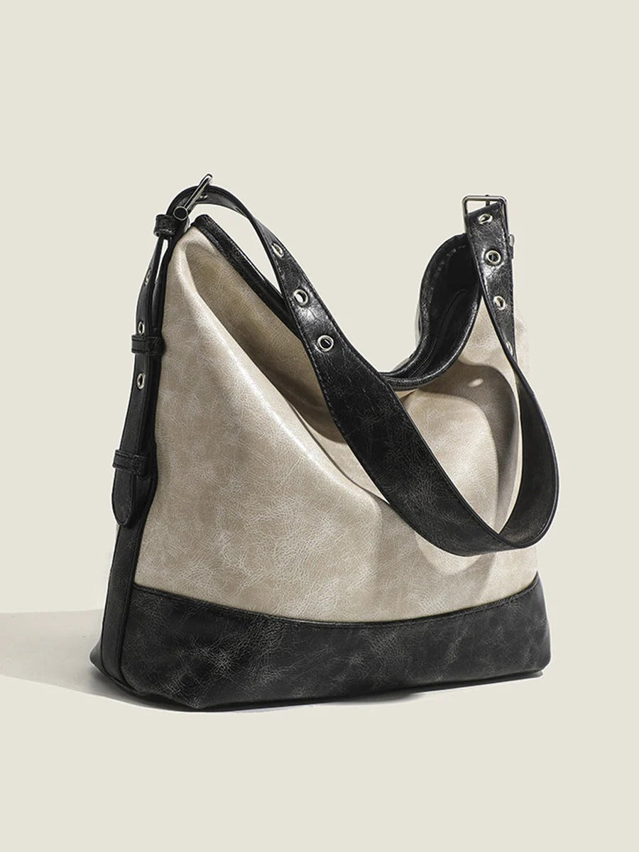 BOLSO DE BLOQUES DE COLOR A LA MODA PARA MUJER