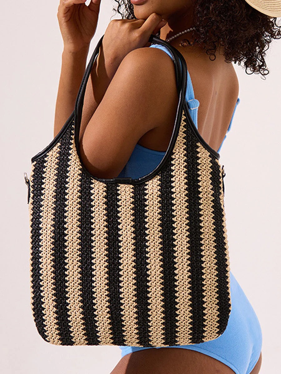 BOLSO VINTAGE RAYADO