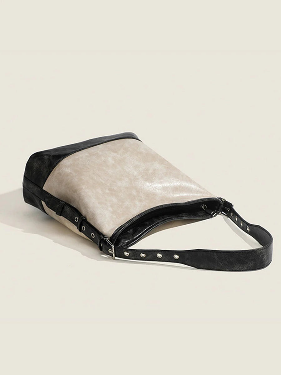 BOLSO DE BLOQUES DE COLOR A LA MODA PARA MUJER